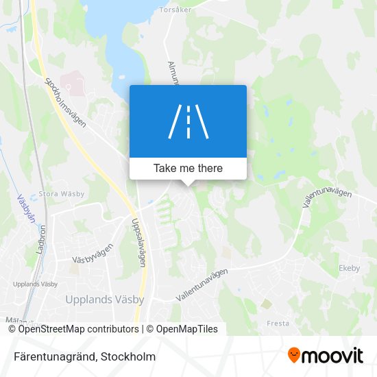 Färentunagränd map