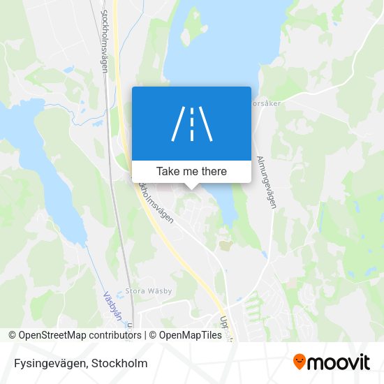 Fysingevägen map