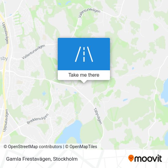 Gamla Frestavägen map