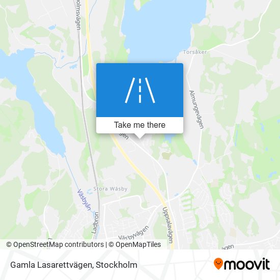 Gamla Lasarettvägen map