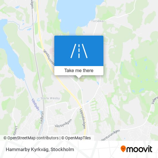 Hammarby Kyrkväg map