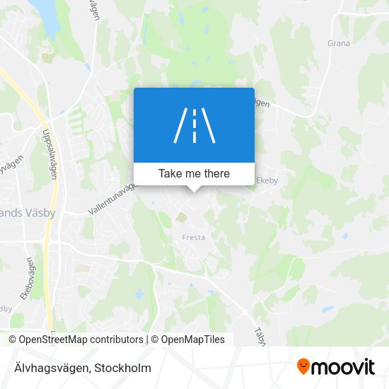 Älvhagsvägen map