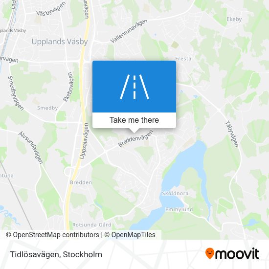 Tidlösavägen map