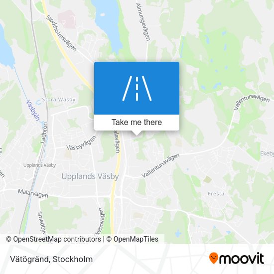 Vätögränd map
