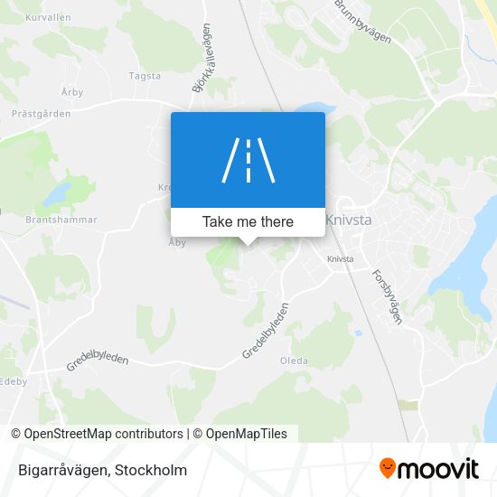 Bigarråvägen map