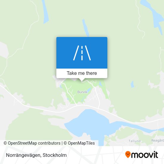 Norrängevägen map