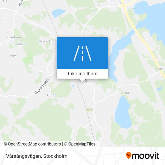 Vårsångsvägen map