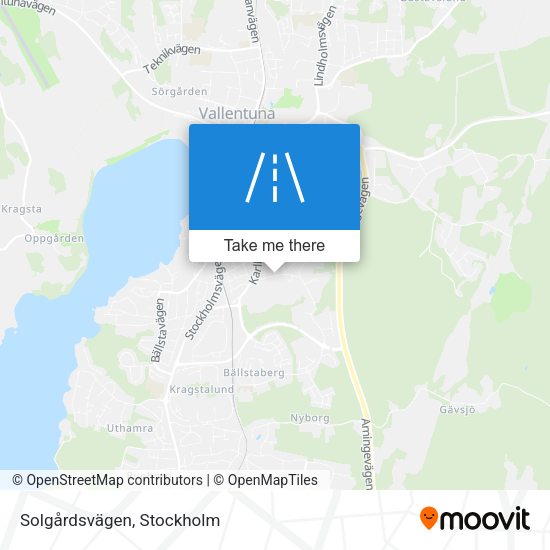 Solgårdsvägen map