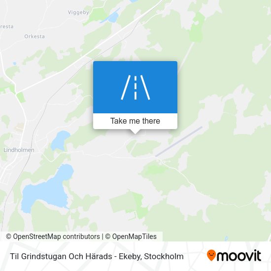 Til Grindstugan Och Härads - Ekeby map