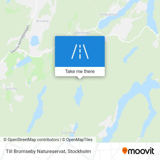 Till Bromseby Natureservat map