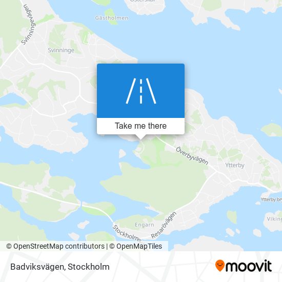 Badviksvägen map