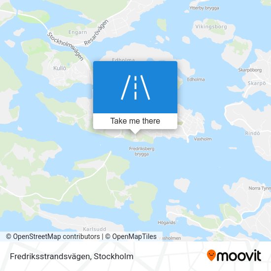 Fredriksstrandsvägen map