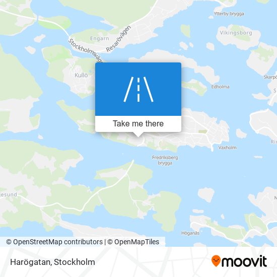 Harögatan map