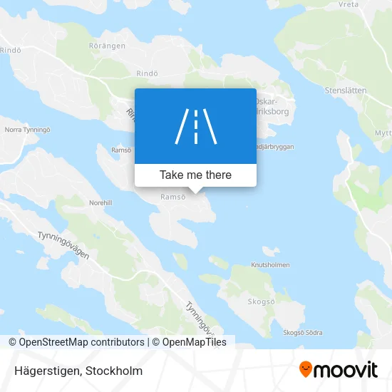 Hägerstigen map