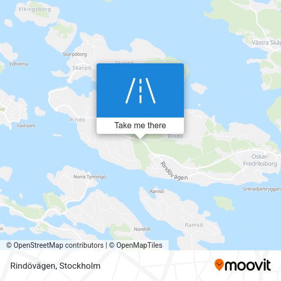 Rindövägen map