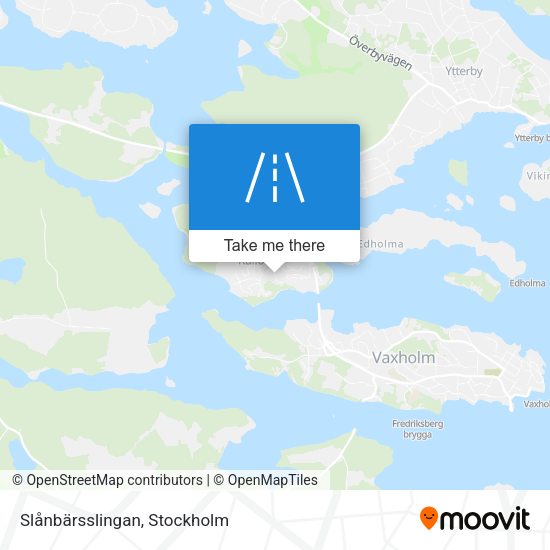 Slånbärsslingan map