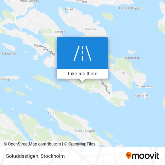 Soluddsstigen map