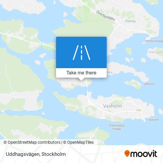 Uddhagsvägen map