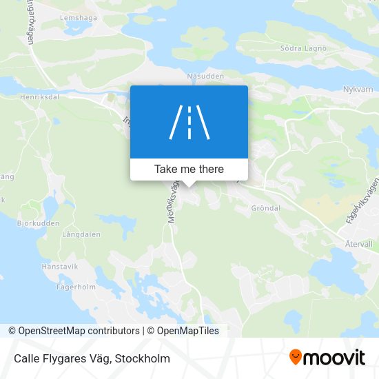 Calle Flygares Väg map