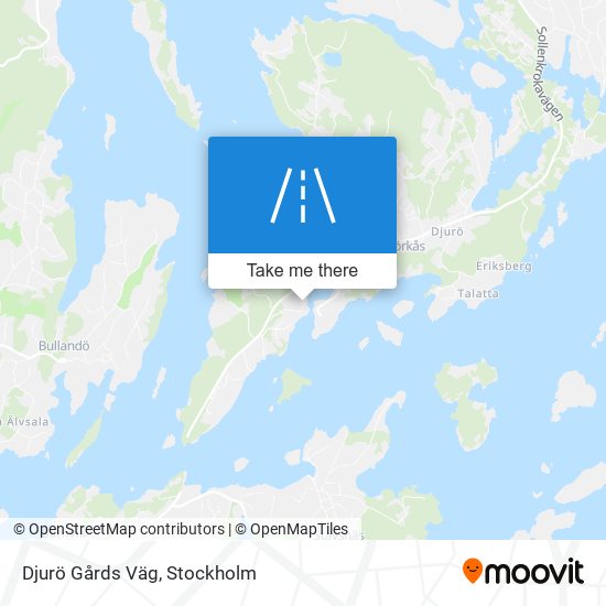 Djurö Gårds Väg map