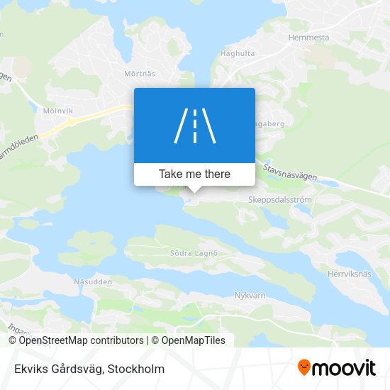 Ekviks Gårdsväg map