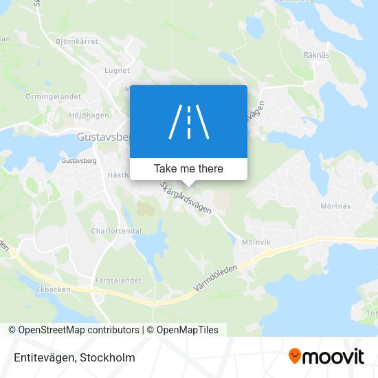 Entitevägen map