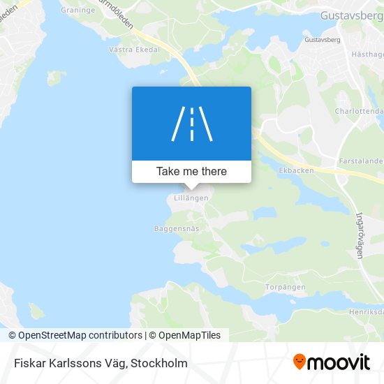 Fiskar Karlssons Väg map