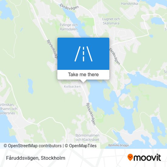 Fåruddsvägen map