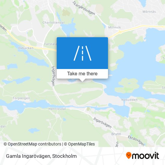 Gamla Ingarövägen map