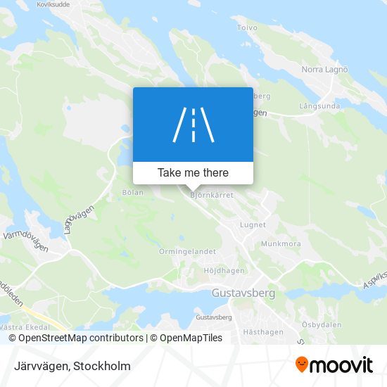 Järvvägen map