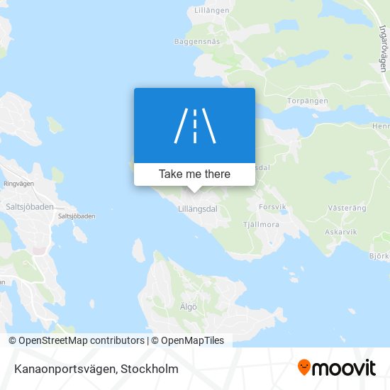 Kanaonportsvägen map