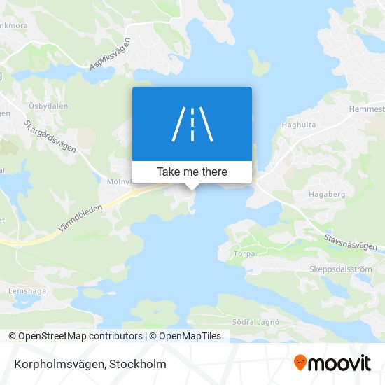 Korpholmsvägen map