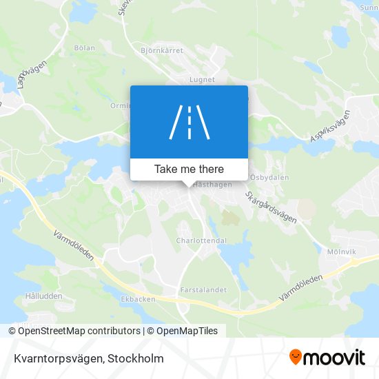 Kvarntorpsvägen map