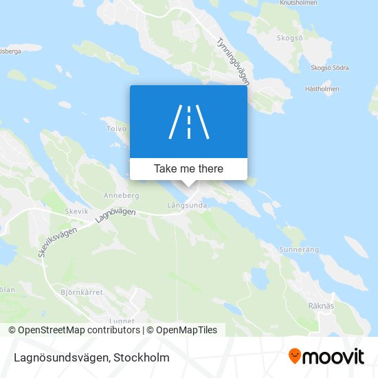 Lagnösundsvägen map