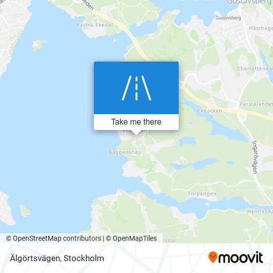 Älgörtsvägen map