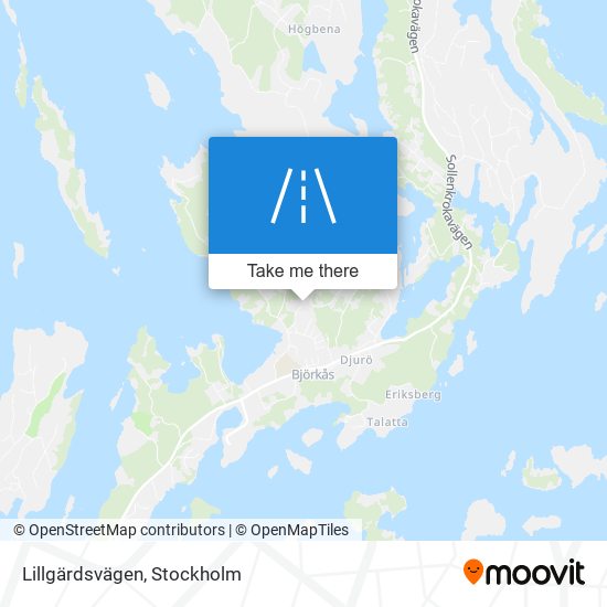 Lillgärdsvägen map