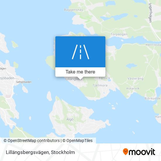 Lillängsbergsvägen map