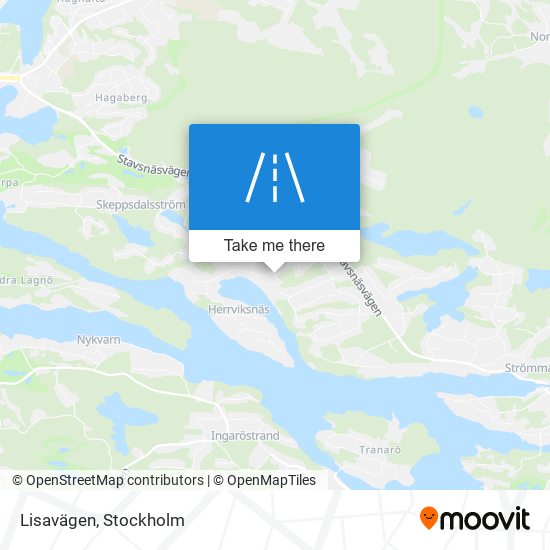 Lisavägen map