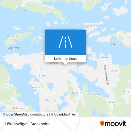 Löknäsvägen map