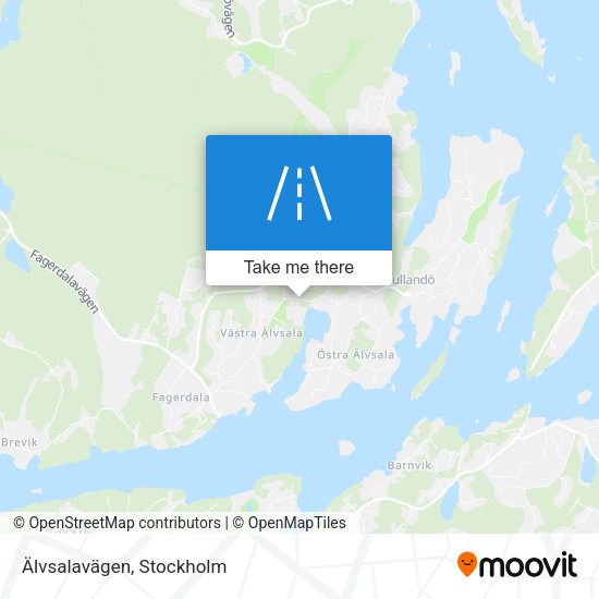 Älvsalavägen map