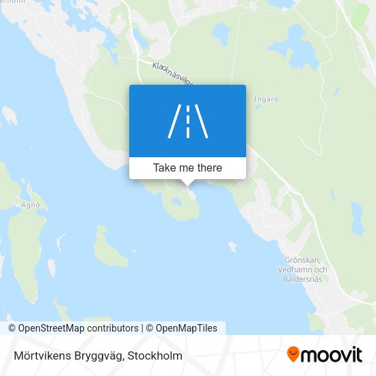 Mörtvikens Bryggväg map