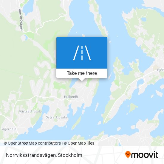 Norrviksstrandsvägen map