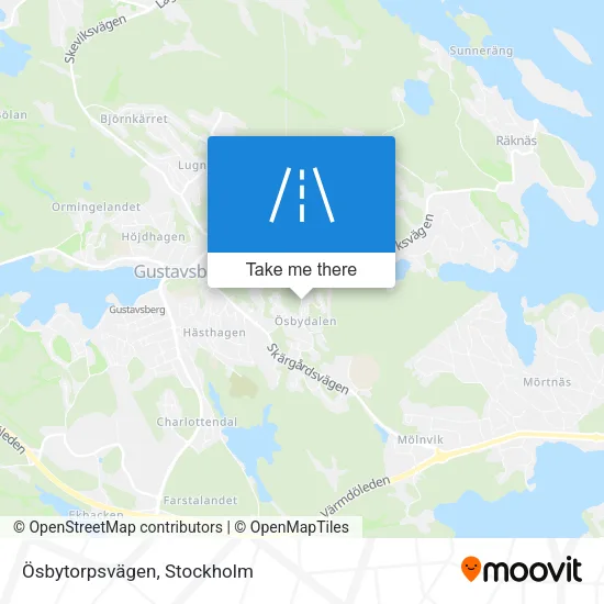 Ösbytorpsvägen map