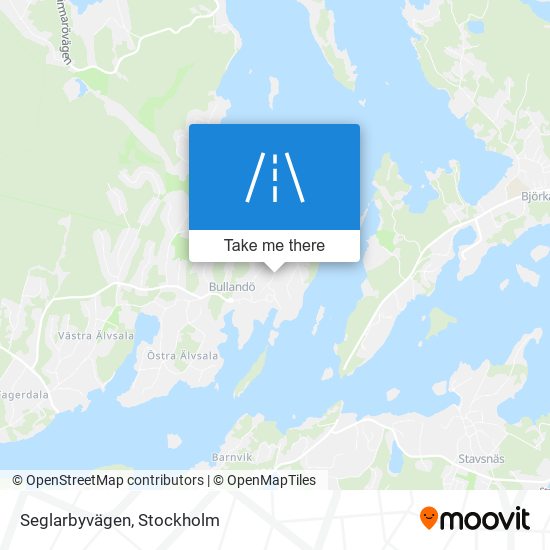 Seglarbyvägen map