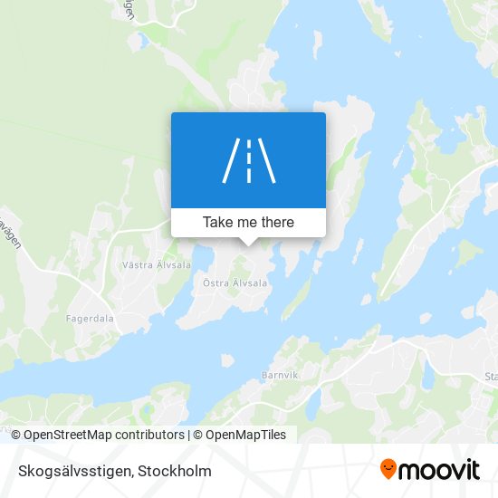 Skogsälvsstigen map