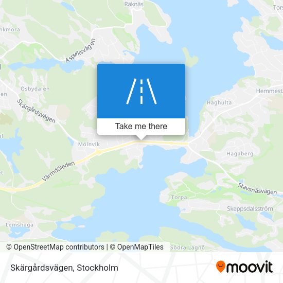 Skärgårdsvägen map