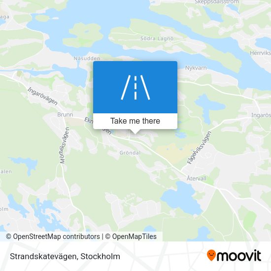 Strandskatevägen map