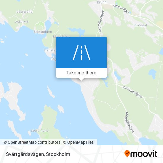 Svärtgärdsvägen map