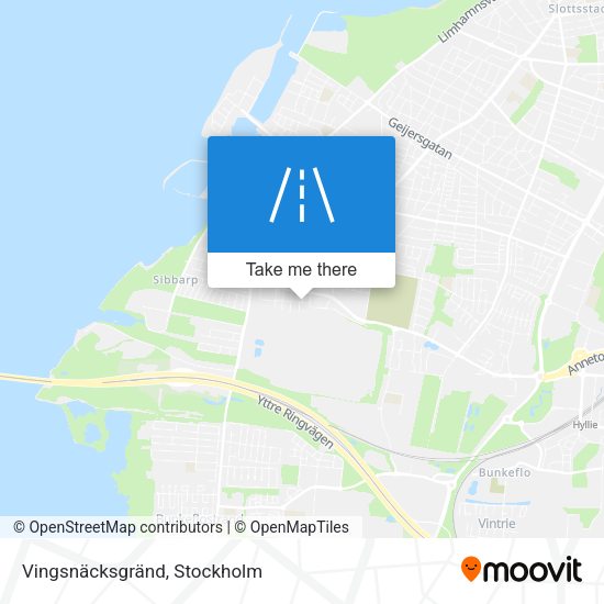 Vingsnäcksgränd map