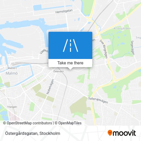 Östergårdsgatan map